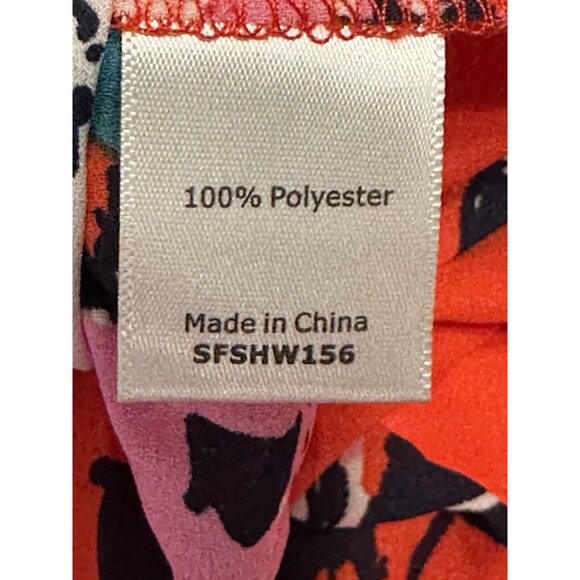 Market & Spruce Stitch Fix Tank Top Sleeveless Women Large Shell Blouse Floral - Picture 4 of 6